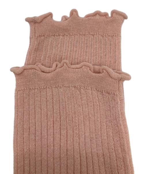 FRAY ID（フレイ アイディー）FRAY ID (フレイ アイディー) シルクコットンシアーリブカーデ ピンク サイズ:FREE 未使用品の古着・服飾アイテム