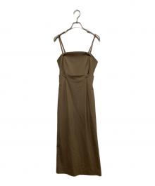 FRAY ID（フレイ アイディー）の古着「ビスチェセパレートワンピース」｜ブラウン