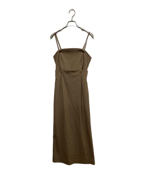 FRAY ID（フレイ アイディー）FRAY ID (フレイ アイディー) ビスチェセパレートワンピース ブラウン 未使用品の古着・服飾アイテム