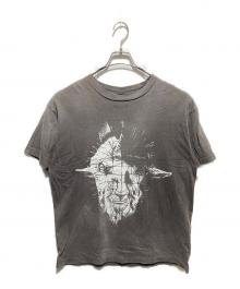 SAINT MICHAEL（セントマイケル）の古着「22SS Tee Go To Hell tシャツ」｜グレー