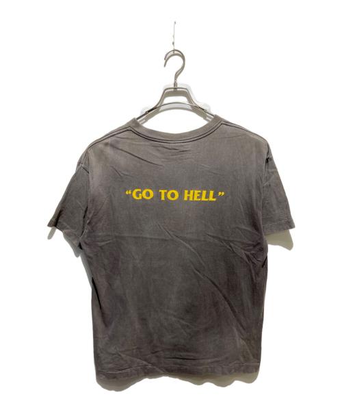 SAINT MICHAEL（セントマイケル）SAINT MICHAEL (セントマイケル) 22SS Tee Go To Hell tシャツ グレー サイズ:Lの古着・服飾アイテム