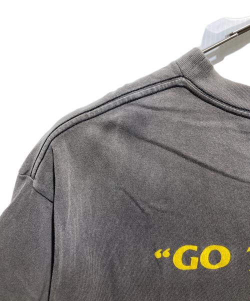 SAINT MICHAEL（セントマイケル）SAINT MICHAEL (セントマイケル) 22SS Tee Go To Hell tシャツ グレー サイズ:Lの古着・服飾アイテム