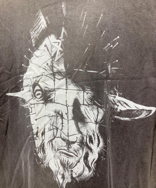 SAINT MICHAEL（セントマイケル）SAINT MICHAEL (セントマイケル) 22SS Tee Go To Hell tシャツ グレー サイズ:Lの古着・服飾アイテム