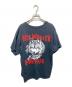 HIDE AND SEEK (ハイドアンドシーク) プリントTシャツ ブラック サイズ:Ｌ：4000円