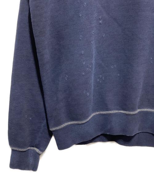 DSQUARED2（ディースクエアード）DSQUARED2 (ディースクエアード) ユーズドエフェクトクールフィットスウェット ネイビー サイズ:Lの古着・服飾アイテム