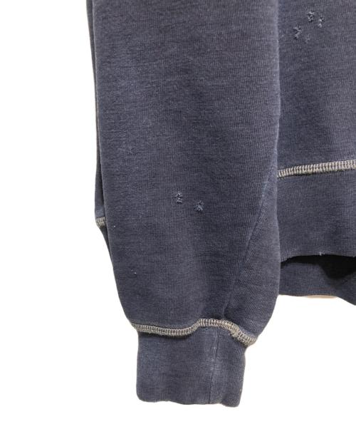 DSQUARED2（ディースクエアード）DSQUARED2 (ディースクエアード) ユーズドエフェクトクールフィットスウェット ネイビー サイズ:Lの古着・服飾アイテム