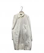 COMME des GARCONS HOMME PLUSコムデギャルソンオムプリュス）の古着「22ss フラワープリントロングシャツ」｜ホワイト