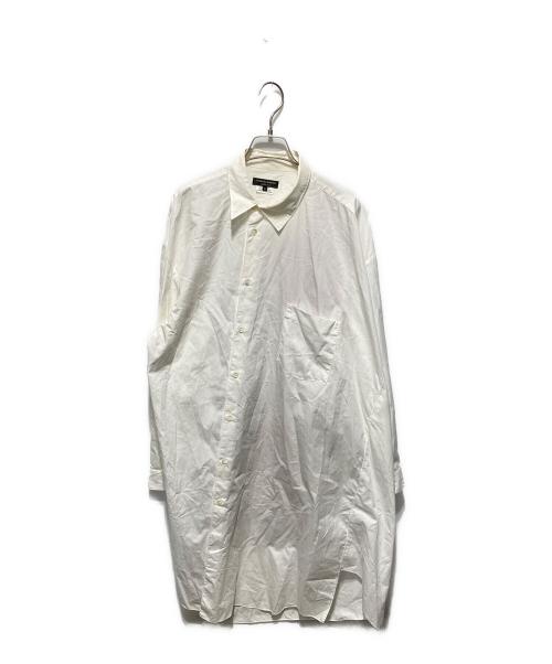 COMME des GARCONS HOMME PLUS（コムデギャルソンオムプリュス）COMME des GARCONS HOMME PLUS (コムデギャルソンオムプリュス) 22ss フラワープリントロングシャツ ホワイト サイズ:Sの古着・服飾アイテム
