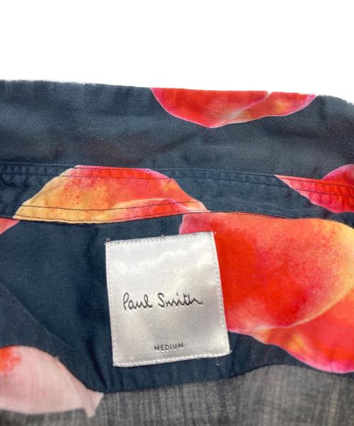 PAUL SMITH（ポールスミス）Paul Smith (ポールスミス) ピーチ柄シャツ ネイビー サイズ:Ｍの古着・服飾アイテム