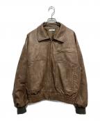 PERUSHUペルーシュ）の古着「ビンテージライクフライトジャケット」｜ブラウン