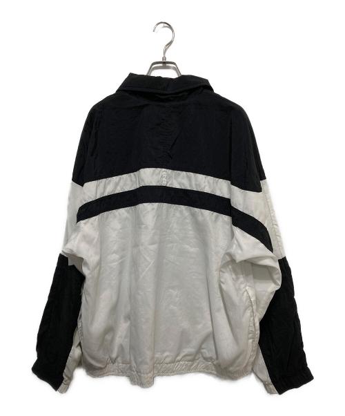 NIKE（ナイキ）NIKE (ナイキ) 90～00s ナイロンコーチジャケット ホワイト×ブラック サイズ:Lの古着・服飾アイテム