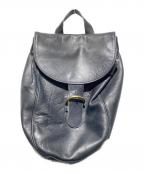 COACHコーチ）の古着「【OLD】USA製レザーバックパック」｜ブラック
