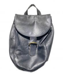 COACH（コーチ）の古着「【OLD】USA製レザーバックパック」｜ブラック