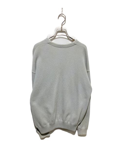 crepuscule（クレプスキュール）crepuscule (クレプスキュール) moss stich V/N cardigan ブルー サイズ:1の古着・服飾アイテム