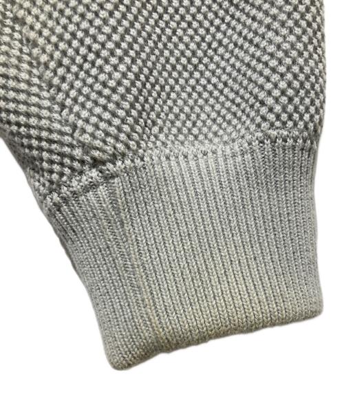crepuscule（クレプスキュール）crepuscule (クレプスキュール) moss stich V/N cardigan ブルー サイズ:1の古着・服飾アイテム