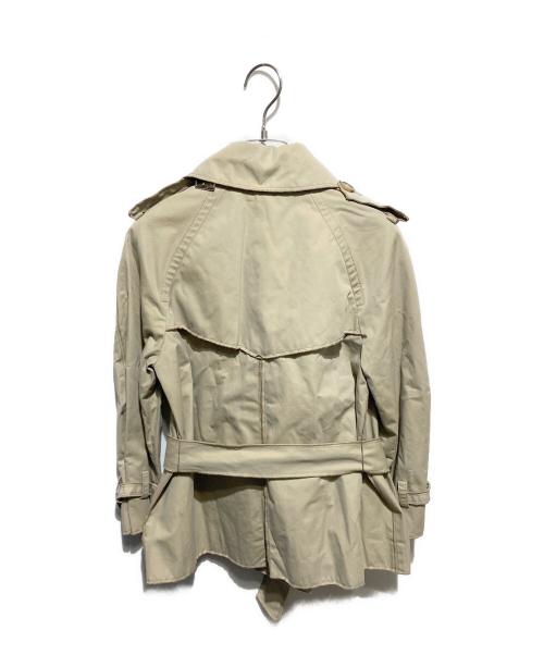 DOLCE & GABBANA（ドルチェ＆ガッバーナ）DOLCE & GABBANA (ドルチェ＆ガッバーナ) スタンドカラーデザインコート ベージュ サイズ:40の古着・服飾アイテム