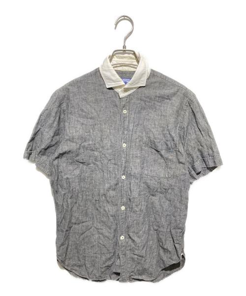 COMME des GARCONS JUNYA WATANABE MAN（コム デ ギャルソン ジュンヤ ワタナベ マン）COMME des GARCONS JUNYA WATANABE MAN (コム デ ギャルソン ジュンヤ ワタナベ マン) AD2008 半袖シャツ グレー サイズ:Sの古着・服飾アイテム