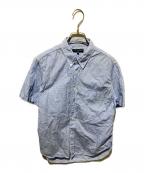 COMME des GARCONS HOMMEコムデギャルソン オム）の古着「AD2008 半袖チェックシャツ」｜ブルー