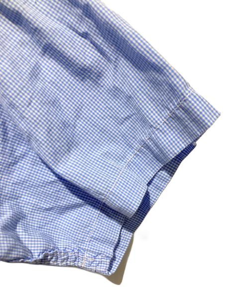 COMME des GARCONS HOMME（コムデギャルソン オム）COMME des GARCONS HOMME (コムデギャルソン オム) AD2008 半袖チェックシャツ ブルー サイズ:ＳＳの古着・服飾アイテム