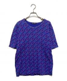 ISSEY MIYAKE（イッセイミヤケ）の古着「総柄ｔシャツ」｜ネイビー