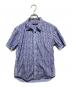 COMME des GARCONS HOMME（コムデギャルソン オム）の古着「総柄半袖シャツ」｜ブルー