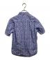 COMME des GARCONS HOMME (コムデギャルソン オム) 総柄半袖シャツ ブルー サイズ:XS：4000円