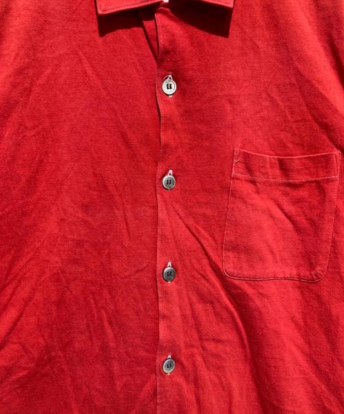 COMME des GARCONS HOMME（コムデギャルソン オム）COMME des GARCONS HOMME (コムデギャルソン オム) 田中オム 03ss オープンカラーシャツ レッド サイズ:不明の古着・服飾アイテム
