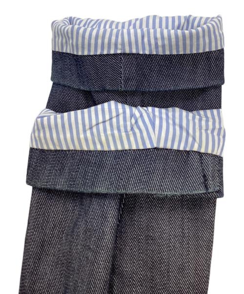 COMME des GARCONS HOMME（コムデギャルソン オム）COMME des GARCONS HOMME (コムデギャルソン オム) 07ss チェック切替テーラードジャケット ネイビー サイズ:SSの古着・服飾アイテム