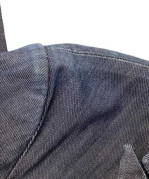 COMME des GARCONS HOMME（コムデギャルソン オム）COMME des GARCONS HOMME (コムデギャルソン オム) 07ss チェック切替テーラードジャケット ネイビー サイズ:SSの古着・服飾アイテム