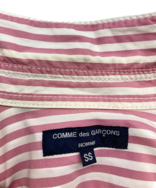 COMME des GARCONS HOMME（コムデギャルソン オム）COMME des GARCONS HOMME (コムデギャルソン オム) 07ss ギンガムチェック切替シャツ ピンク サイズ:ＳＳの古着・服飾アイテム