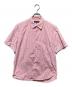 COMME des GARCONS HOMME（コムデギャルソン オム）の古着「07ss ギンガムチェック切替シャツ」｜ピンク