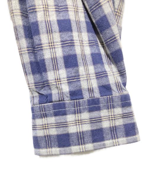 Eddie Bauer（エディーバウアー）Eddie Bauer (エディーバウアー) 90s チェックBDシャツ ネイビー サイズ:Lの古着・服飾アイテム