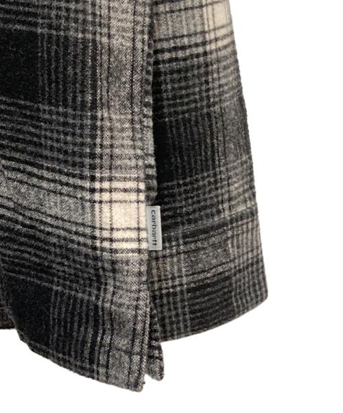 CarHartt（カーハート）CarHartt (カーハート) チェックシャツ/Nigel L/S Shirt ホワイト×ブラック サイズ:Ｌの古着・服飾アイテム