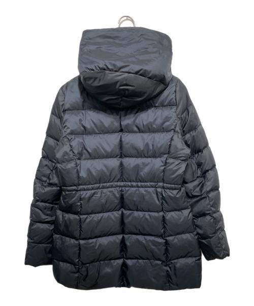 23区（ニジュウサンク）23区 (ニジュウサンク) シレータフタ ミドル丈 ダウンコート ネイビー サイズ:38の古着・服飾アイテム