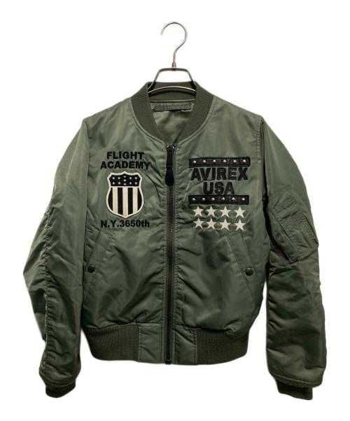 AVIREX（アヴィレックス）AVIREX (アヴィレックス) MA-1ジャケット グリーン サイズ:Ｍの古着・服飾アイテム