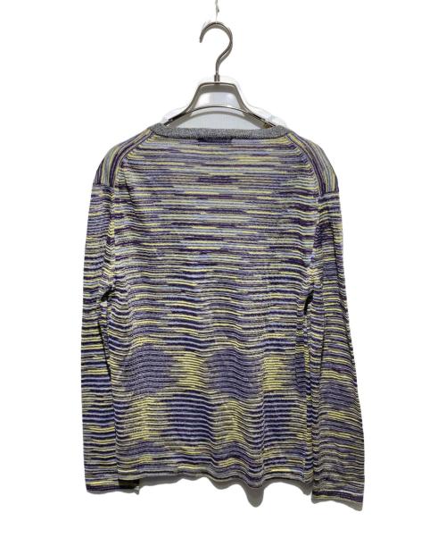 missoni（ミッソーニ）missoni (ミッソーニ) マルチボーダーカーディガン マルチカラー サイズ:46の古着・服飾アイテム