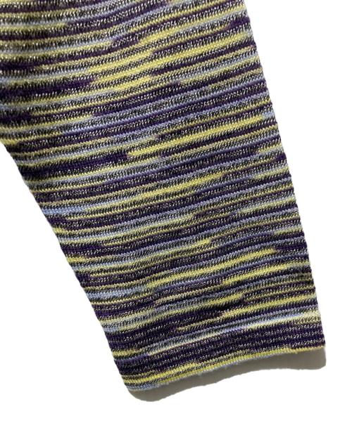 missoni（ミッソーニ）missoni (ミッソーニ) マルチボーダーカーディガン マルチカラー サイズ:46の古着・服飾アイテム
