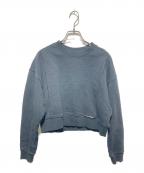 3.1 phillip limスリーワンフィリップリム）の古着「Everyday terry cropped sweatshirt」｜ブラック