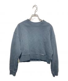 3.1 phillip lim（スリーワンフィリップリム）の古着「Everyday terry cropped sweatshirt」｜ブラック