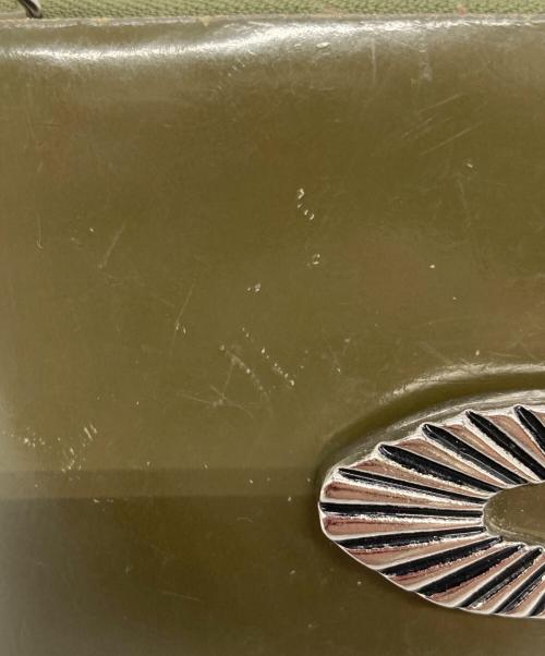 TOGA PULLA（トーガ プルラ）TOGA PULLA (トーガ プルラ) レザーショルダーウォレット グリーンの古着・服飾アイテム