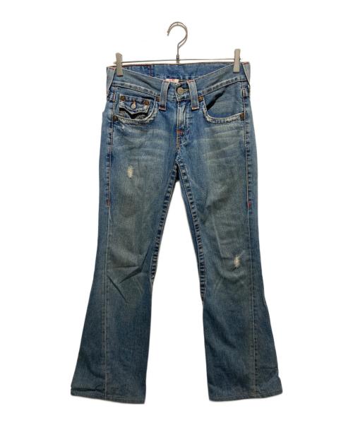 TRUE RELIGION（トゥルー レリジョン）TRUE RELIGION (トゥルー レリジョン) usa製 joey フレアデニムパンツ インディゴ サイズ:27の古着・服飾アイテム