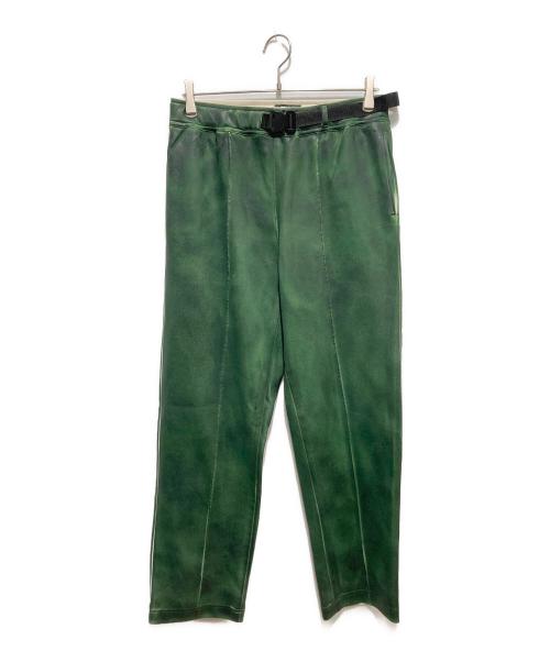 TAAKK（ターク）TAAKK (ターク) コーティングトラックパンツ グリーン サイズ:2の古着・服飾アイテム