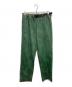TAAKK（ターク）の古着「コーティングトラックパンツ」｜グリーン