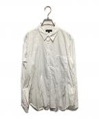 COMME des GARCONS HOMME PLUSコムデギャルソンオムプリュス）の古着「AD2014カットオフデザインシャツ」｜ホワイト