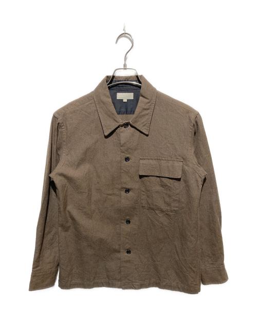 MARGARET HOWELL（マーガレットハウエル）MARGARET HOWELL (マーガレットハウエル) WOOL COTTON TWILL ブラウン サイズ:Sの古着・服飾アイテム