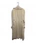 MaxMara (マックスマーラ) 白タグベルデッドロングコート ベージュ サイズ:38：15000円