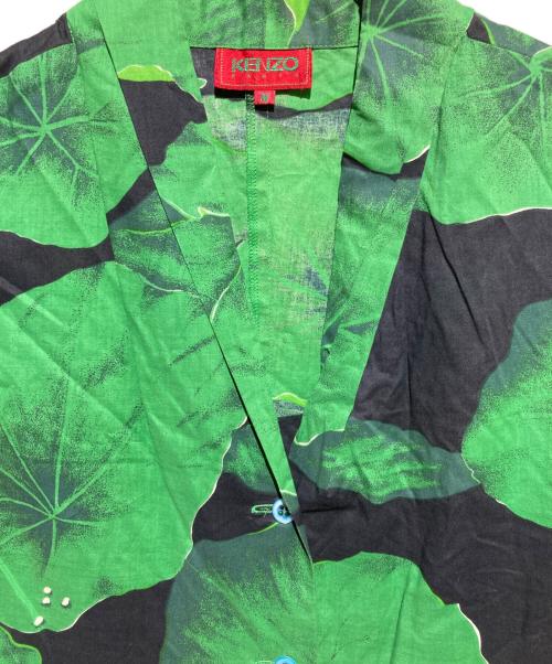 KENZO（ケンゾー）KENZO (ケンゾー) OLD 葉柄マキシワンピース グリーン サイズ:Mの古着・服飾アイテム
