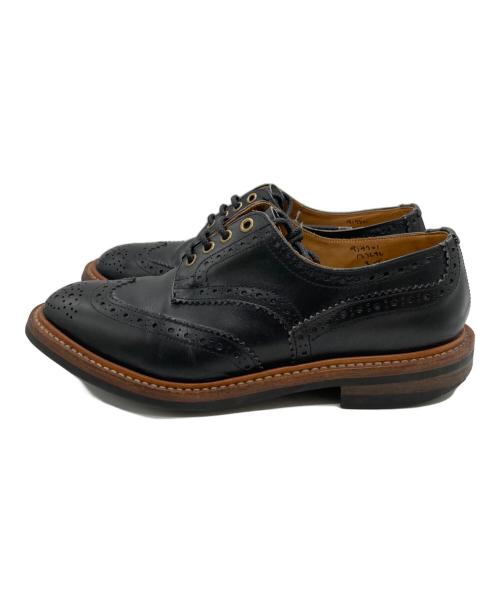 Tricker's（トリッカーズ）Tricker's (トリッカーズ) BOURTON/ウィングチップシューズ ブラック サイズ:8の古着・服飾アイテム