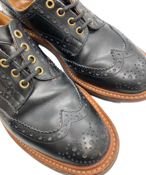 Tricker's（トリッカーズ）Tricker's (トリッカーズ) BOURTON/ウィングチップシューズ ブラック サイズ:8の古着・服飾アイテム