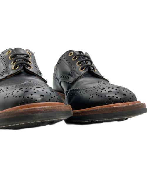 Tricker's（トリッカーズ）Tricker's (トリッカーズ) BOURTON/ウィングチップシューズ ブラック サイズ:8の古着・服飾アイテム